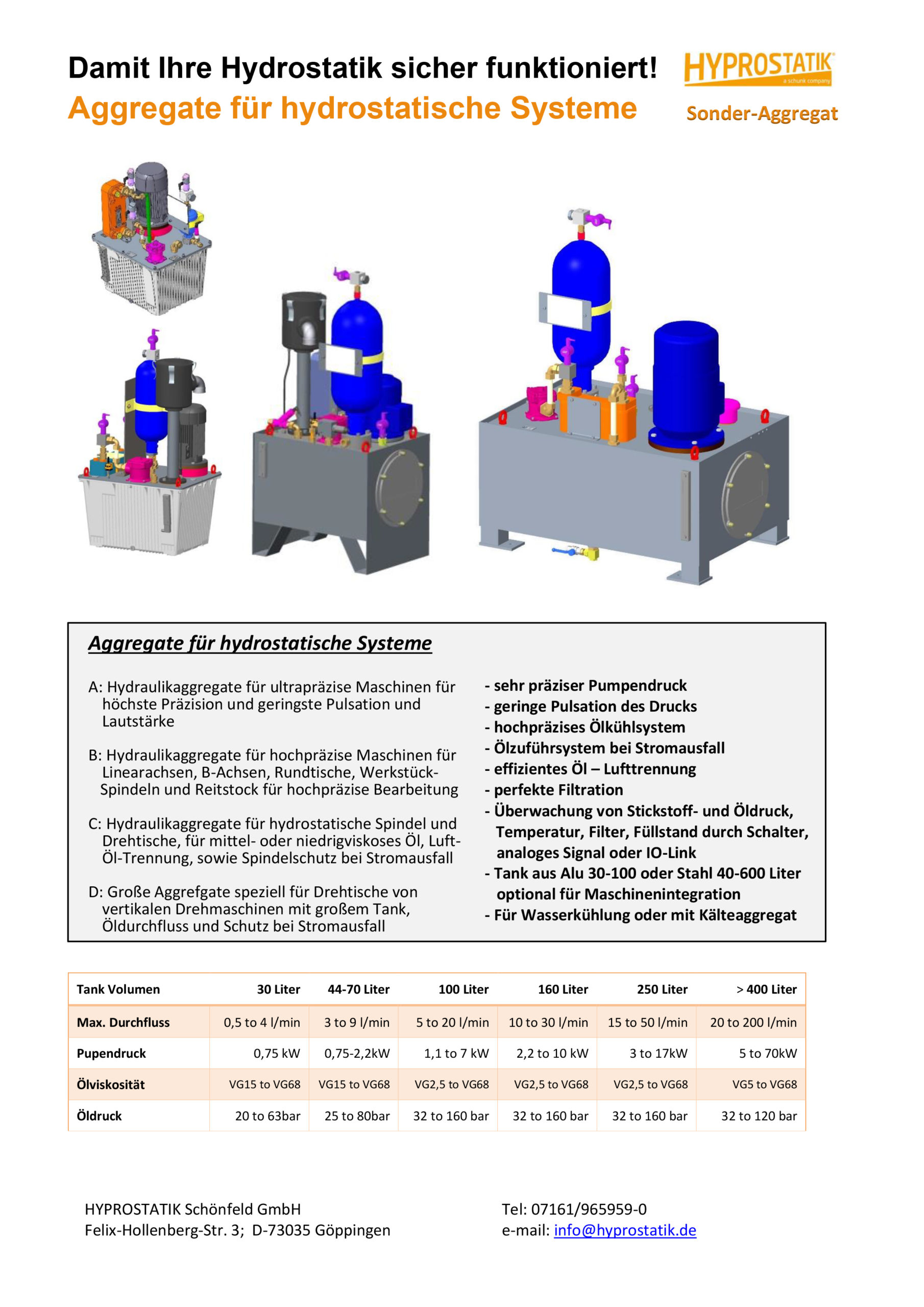 HYPROSTATIK-Flyer-Aggregate_cover page Cover page of flyer Hydrostatic workpiece spindles