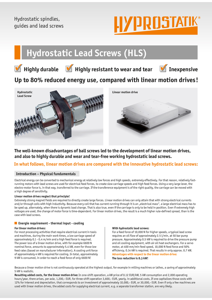 Cover sheet for flyer FI Hyprostatics 2023 in English