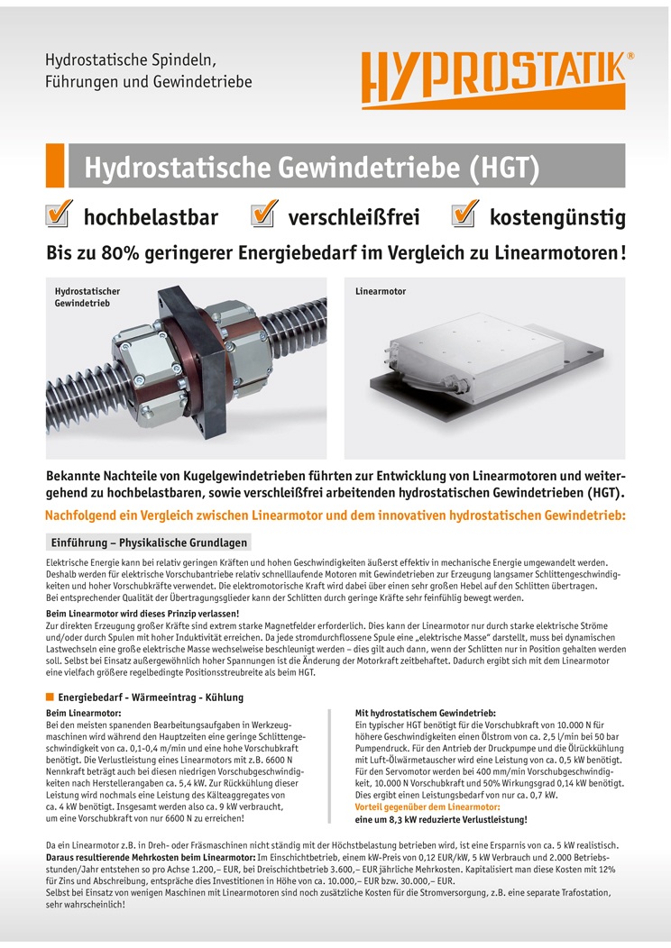 Cover sheet for flyer FI Hyprostatics 2023 in German