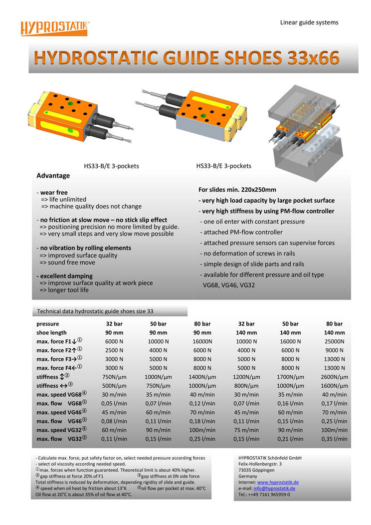 flyer-hydrostatic-guide-shoe-33B_new English cover page of Flyer Hydrostatic workpiece spindle 150mm