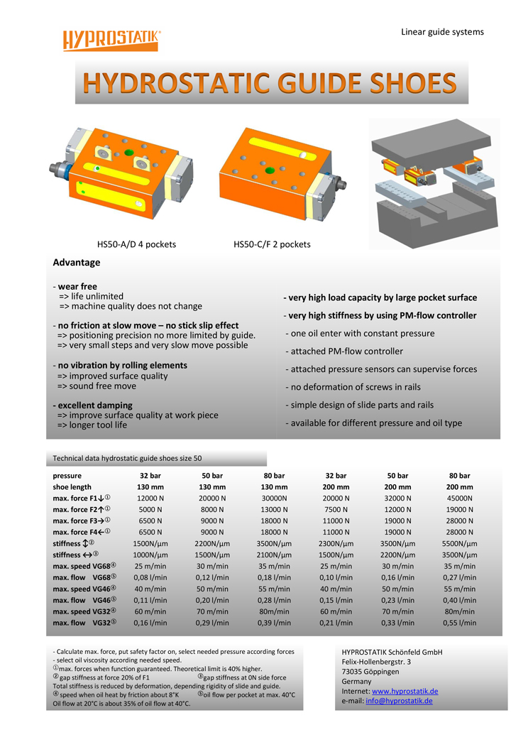 flyer-hydrostatic-guide-shoe-50_new English cover page of Flyer Hydrostatic workpiece spindle 150mm